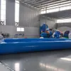 スクエアブルーキッズビッグインフレータブルウォーターローラーウォーキングゾーブボールプール子供フローティングボートスイミングプールアミューズメントパーク米国
