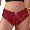 Women's Panties Meetr Womens Sexy Lace Underwear Low Waist G-String thong Underwear Womens Hollow Underwear Temptation Cross Bandage IntimateL2404