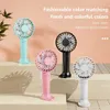 Electric Fans USB Rechargeable Small Pocket Cooling Fan 3 Speeds Strong Wind Portable Fan Quiet Hand Fan Cooling Electric Fan for Women Men