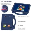 Case Kids Eva Ayı Samsung Galaxy Tab A9 için Stand Vakası 11 "SMX216B Galaxy Tab A9 8.7" 2023 SMX115N S9 Şok geçirmez Tablet Kapak