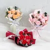 Dekorative Blumen Seife Rosenstrauß Geschenkbox getrockneter Gypsophila Geburtstag Weihnachten Valentinstag