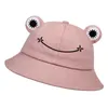 Chapeaux à bord large chapeau seau de grenouille mignon seau chapeau de seau pour femmes