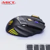 Rechargeable Computer Mice Wirless Gaming Wireless Bluetooth Silent 3200 DPI Ergonomic USB Mause With Backligh 240419