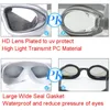 Óculos de natação de prescrição profissional para adultos Óculos grandes de piscina de natação anti -neblina de moldura Mulheres Zwemen Eyewear Googles 240415