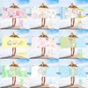 Sanrios Cinnamoroll Melody Cartoon Huishouden Zwemsjaal Absorberen Water Girl Snel droog strand Grote zachte handdoek Sporten Running 240415