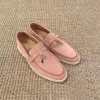 LP Pianas Loafers 커플 신발 신발 여성 남성 신발 유명한 디자이너 로퍼 모카신 비즈니스 가죽 캐주얼 아파트 고급 패션 남성 비즈니스 게으른 신발 크기 35-45