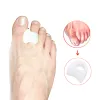 Tratamento Corretor de joões de gel Pad maca de nylon hallux valgo protetor protetor de guarda do dedo do pé separador ortopédico Ferramenta de cuidados com os pés de alisadores