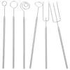 Dinnerware Sets Marshmallows Chocolate Fork Drizzle Tool Suite Stainless Steel Fondue Forks Making Supplies Tools Candy Swirl Dippers