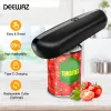 Openers DEEWAZ Electric Can Opener Automatic Opening Tin Lid Tool Rechargeable for Canned Food