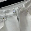 Marka dżinsy kobiety dżinsowe spodnie mody logo logo dżinsy dżinsy elastyczność wysokiej talii Spodnie rozszerzone spodnie dżinsy 25 kwietnia 25 kwietnia