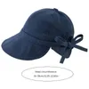 Femmes d'été Sunhat pliable pêcheur extérieur chapeau de protection UV réglable CAPS BEAUSEMENT LIGNE PANAME PANAMA CAP 240425