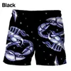 Мужские шорты Scorpion Design Mens Beach Shorts Fitness Quick Drying Sumisuit Fun Street Fun 3D шорты мужская детская одежда Swimtrunk J240426
