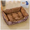 A0sq Cat Carriers Conses Dog Cat Square Square Square House Small and Medium Cog Dog Bed Pet 240426