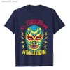 T-shirts voor heren Viva La Lucha Luchador Libre Wrestling Fan T-shirt Regelmatig gekke top katoenen heren Cool Q240426