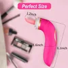 SANICA Female Sex Toy Tongue Licking Clit Oral Vibrator Breast Nipple Sucking Massage