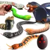 RC Snake Robots Toys For Kids Boys Children Girl 5 6 7 8 jaar oud geschenk afstandsbediening Dieren Prank Simulation Electric Cobra 240417