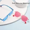 Yimaruili Lunettes de soleil flexibles flexibles rétro Double poutre ultra-légère anti-ultraviolet enfants anti-polarisés 240419