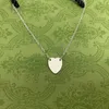 Collier de coeur pêche à la mode