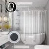 シャワーカーテンハイクリアシャワーカーテン防水透明カーテンライナーカビプラスチックバスカーテンホームペババスルームの装飾