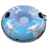 Buizen opblaasbare skischring PVC Sledding Tube Dikke Sneeuw Tubing Winter Sneeuwbuis met handvat