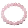100% naturale AAAAA Women Bracciale gioiello Bracciale rosa rosa Pink Bracciale naturale pietra naturale gemma chakras per tallone regali fatti a mano amanti fatti a mano 240410