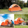 Tendas para acampar 4 pessoas tenda de tenda à prova d'água mochila portátil leve 240422