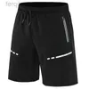 Men's Shorts Men Training Shorts Zipper Pockets Fitness Shorts Slim Fit Sport Casual Summer Shorts Prints Gym Running Shorts d240426