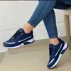 Chaussures décontractées Femme Platform Sneakers 2024 Automne Fashion Round Toe Lace Up Sports Femme NON SLOT WAKED Mesdames