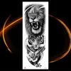 Tattoo overdracht 3d Ares Warrior Big Arm Tijdelijke tatoeages voor vrouwen Girl Men Large benen Waterdichte nep Mars God Tattoo Sticker Paper 240427