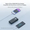 Chargers Zime 65W Power Bank 20000mah USB C PD Fast Charging PowerBank Extern Battery Portable Charger för bärbar dator iPhone Xiaomi Samsung