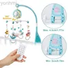 Mobiles# Baby Mobile Rattles Toys 0-12 Months For Baby Newborn Crib Bed Bell Toddler Rattles Carousel Musical Cots Toy For Kids Gift d240426