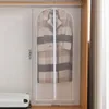 Clothing Dust Cover Household Transparent Frosted Clothes Bag Peva Washable Storage Bag Coat Suit Wardrobe Hanging Cover