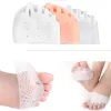 Outil 2pcs Silicone Toe séparateur Hallux Valgus Correcteur Bunion Orthotics Protecteur Relief Pain Avant-pied PAD PADE CADE Pédicure