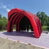 10mwx6mlx5mh (33x20x16.5ft) Red et noir gonflable couverture de scène tente oxford toit gonflable au toit de la canopée Air Marquee pour concerts en plein air événements