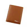 Wallets Fashion Creative Folding Men Wallet Simple Black Brown PU Coin Purse Portable High Quality Card Holder