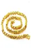 Chaîne de colonne solide avec chaîne de corde Collier Gold Colliers Colliers 18K Gold2723455