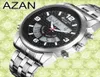 611 New Stainless Steel LED 디지털 듀얼 시간 Azan Watch 3 색 Y190521031731030