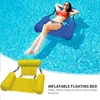 PVC Été gonflable pliable et rangée de piscine flottante piscine Hamac Hamac Mattrers à air plage Place Sports Water Lounger Chaise 240425