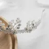 Hair Clips Princess Bridal Tiara Headwear Non-Slip Hairband Fashion Crystal Headdress Diamond Flower Accessories Party