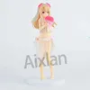 Figure di giocattolo d'azione Aixlan 21cm Mahjongsoul Figura anime Elia Magical Girl PVC Action Figure Miki Nikaidou Figurina Modello da collezione Modello Kid Gift Y240425T7T