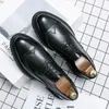 Casual Shoes Selling Brogue Europe America Classic Brown Thick Soled Men's Business Leisure Versatile Formal