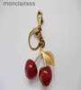 Keychain Cherry Style Red Color Chapstick Wrap Lipstick Cover Team Lipbalm Cozybag Parts Mode Fashion9126782 6E0M