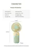 Electric Fans Cute USB Mini Fan Portable Handheld Fan Rechargeable Mini Handy Fan Pocket Size Low Noise Small Electric Fan Student Dormitory