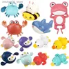 Sand Play Water Fun Baby Shower Toy Cute Swimming Duck Whale Pool Beach Classic Chain Clock Water Toy Childrens Water Toy Q240426