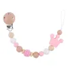 アクセサリーベイビーSOOTOTHER NIPPLE CLIP INFANT DUMMY HOLDER STRAP Pacifier Chain Cheicone Beads for Baby Chew Toy Teetheeth BPA FREE