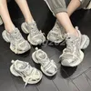 Top Brand 3xl Sneakers Shoes Dad Track 9.0 Мужчины Женщины Тренеры Черная белая желтая сетка Нейлон Летние спортив