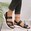 Casual schoenen dames solide kleur trendy sandalen comfortabele boogsteun open teen enkelband dames sandalias de mujer