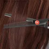 Tesoura de cabelo Razor cortado fino aço inoxidável profissional de barbeiro profissional salão de barbear corto q240426