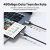 Visa ugreen 3a USB -typ C -kabel för Realme Xiaomi Samsung S21 Fast laddningstråd USBC -laddningsdata för iPad Samsung Poco USB C