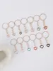 Keychains 13pcs Fashion Leisure Love Heart Keychain Migne Alloy Drips Huile Chain de clé Pours Sac Sac Sac à dos Backpack Charm Party Favors Accessoires